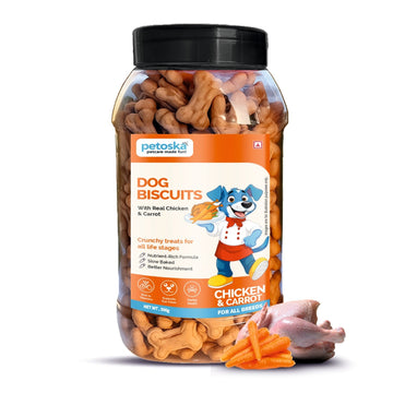 Petoska Dog Biscuits Chicken & Carrot 500g - Daily Nutrition image