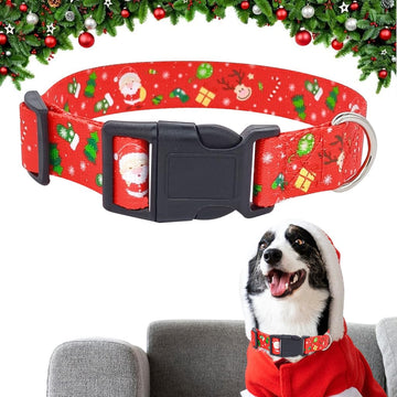 Qpets® Christmas Dog Collar (L) image