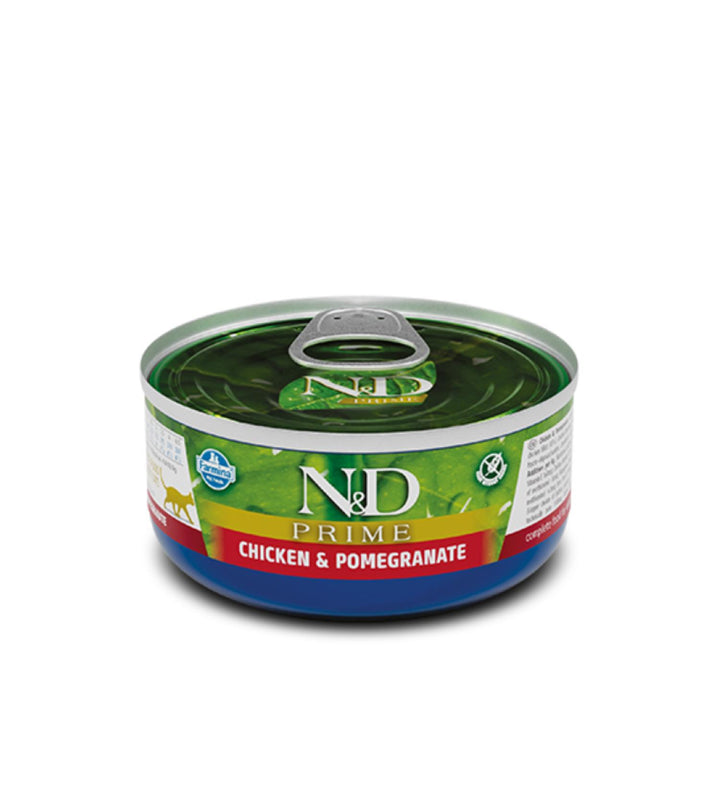Farmina N&D Prime Chicken And Pomegranate Grain Free Kitten Tin
