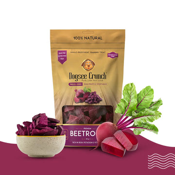 Dogsee Crunch Beetroot: Freeze-Dried Beet Dog Treats image