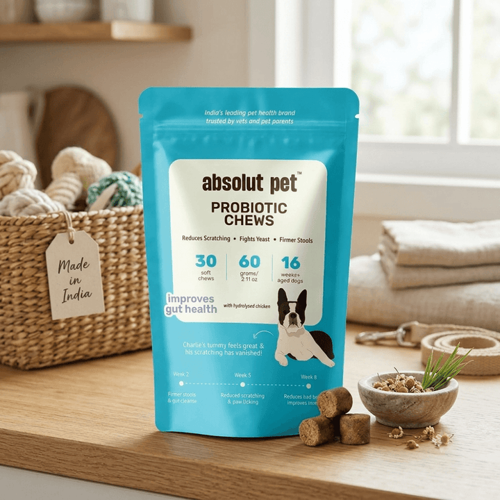 Absolut Pet Probiotic Gut Health Chews for Dogs |30 Chews