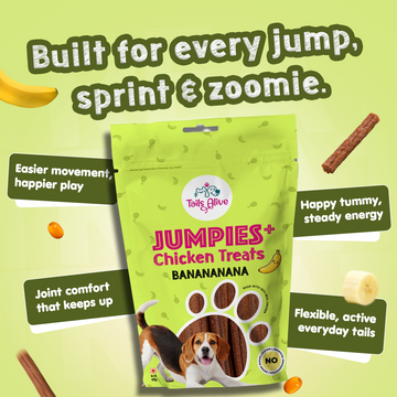 Jumpies+ Functional Treats – Hip & Joint Support Treats for Dogs (Banananana) image
