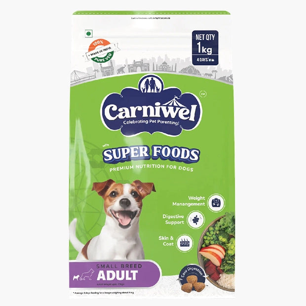Carniwel with Veg Superfoods, Dry Dog Food for Small Breed, Adult