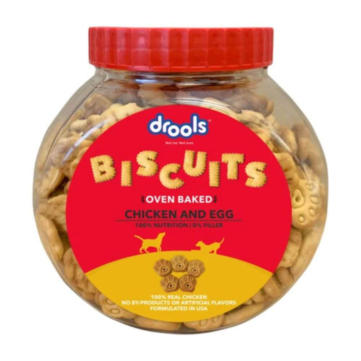Drools Dog Treat Biscuits | Chicken And Egg Flavor 400G Pack | All Life Stages