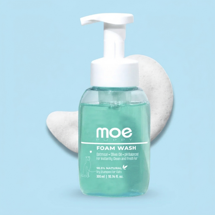 Foam Wash Dry Shampoo for Cats | Safe for Kittens