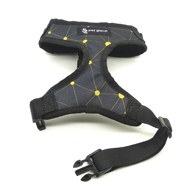 Pet Glam Orion Vest Fit Cat Harness with Leash Set | Adjustable Escape Proof Harness for Cats & Kittens