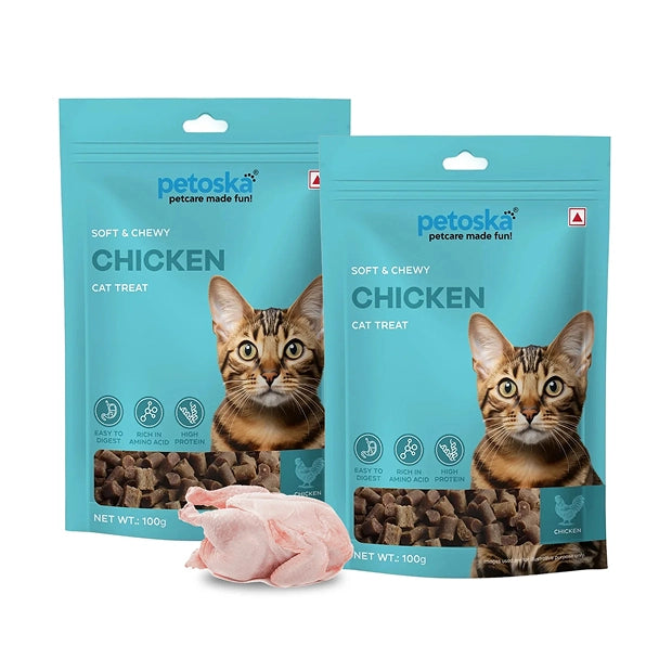 Petoska Chicken Cat treats- 100gms