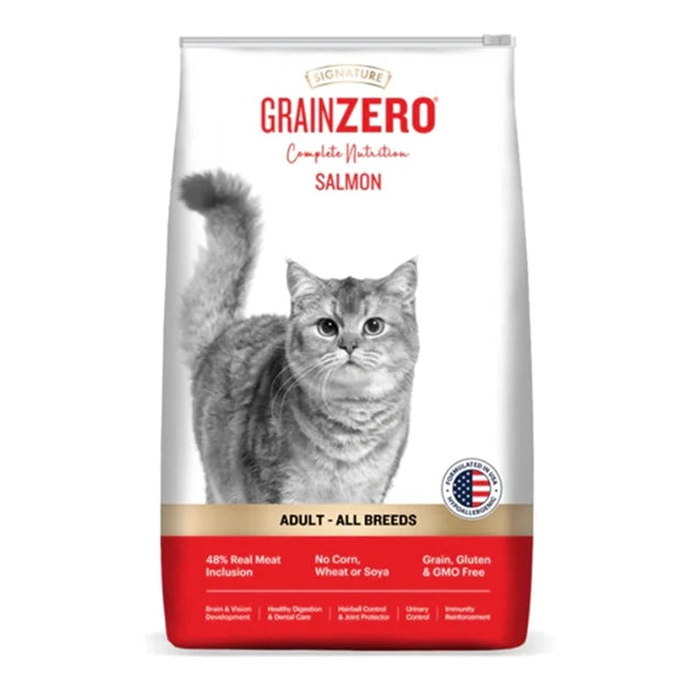 Signature Grainzero Adult All Breed Salmon Cat Dry Food