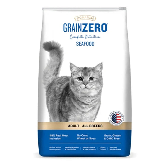 Signature Grainzero Adult All Breed Seafood Cat Dry Food