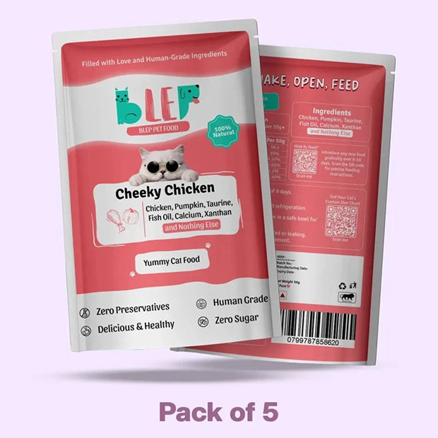 Cheeky Chicken Fresh Cat Food Trial Pack - Blep
