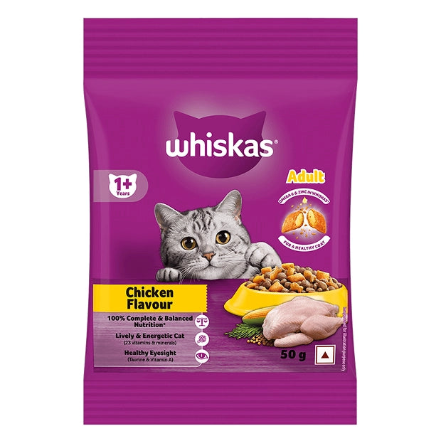 WHISKAS Adult Dry Food, Chicken
